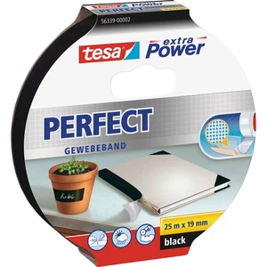 tesa PERFECT 56339-00002-01 páska so skleným vláknom tesa® Extra Power čierna (d x š) 25 m x 19 mm 1 ks