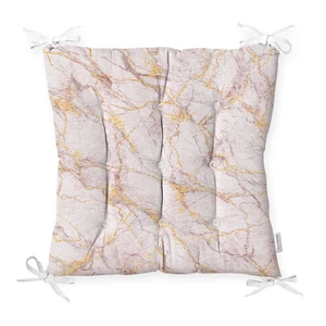 Sedák s prímesou bavlny Minimalist Cushion Covers Pinky Marble, 40 x 40 cm