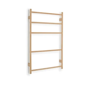 Nástenný držiak na osušky z dubového dreva Wireworks Towel Rail Wallbar