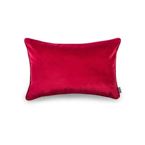 Červená obliečka na vankúš WeLoveBeds Elegant Burgundy, 40 × 60 cm