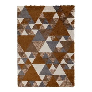 Oranžovo-sivý koberec Flair Rugs Nuru, 120 x 170 cm