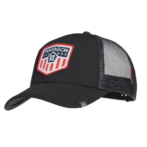 Šiltovka Era Trucker US Flag PENTAGON® - čierna (Farba: Čierna)