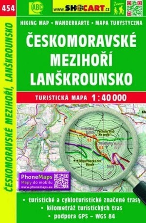 Českomoravské mezihoří 1:40 000