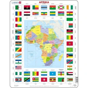 Larsen Puzzle Mapa Afriky 23103