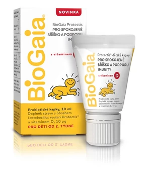 Biogaia Protectis probiotické kapky s vitamínem D 10 ml