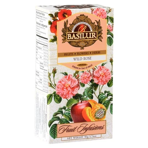 BASILUR Fruit Wild Rose ovocný čaj 25 sáčků