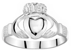 Silvego Dámský celostříbrný prsten Claddagh ZTR96391 54 mm