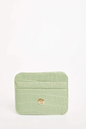 DEFACTO Faux Leather Card Holder