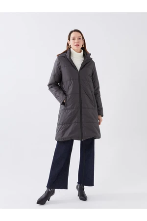 LC Waikiki Women's Hooded Straight Down Jacket