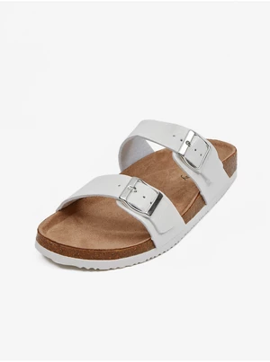 White women's slippers ORSAY