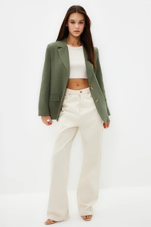 Trendyol Mint Regular Lined Woven Blazer Jacket