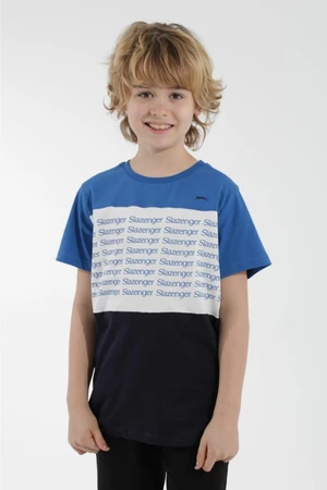 Slazenger Children's T-Shirt Pars Blue T-shirt Kids T-shirt