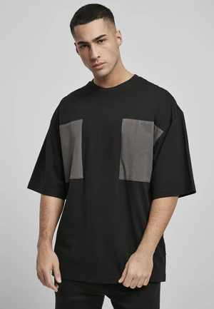 Big Double Pocket Tee Black/Asphalt