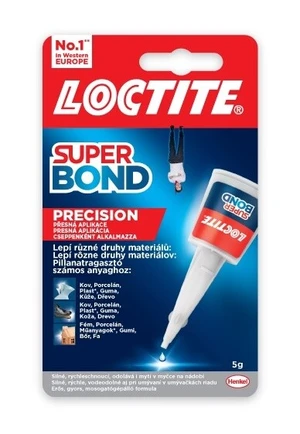 Vteřinové lepidlo, tekuté, univerzální, 5 g - Loctite Super Bond Precision