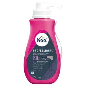 Veet Depilační krém pro všechny typy pokožky Proffesional (Hair Removal Cream) 400 ml