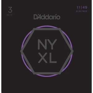 D'Addario NYXL1149-3P Struny pre elektrickú gitaru