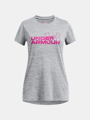 Under Armour Dívčí tričko UA G TECH TWIST WDMK LOGO SS - Holky