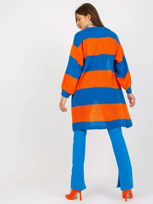 OCH BELLA blue-orange cardigan with wide sleeves