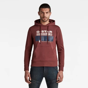 G-STAR Sweatshirt - Originals hdd sw burgundy