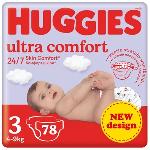 HUGGIES Ultra Comfort Jumbo 3, 78 ks