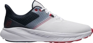 Footjoy Flex White/Navy/Red 46 Chaussures de golf pour hommes