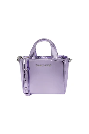 Tommy Jeans Handbag - TJW MIRROR MINI TOTE purple