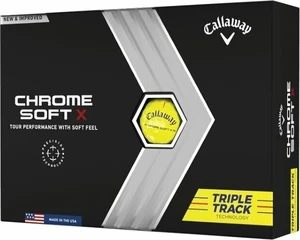 Callaway Chrome Soft X Yellow Triple Track Balles de golf