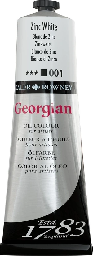 Daler Rowney Georgian Oil Paint Zinc White 225 ml 1 pieza