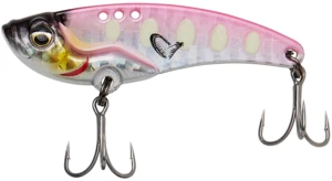 Savage gear wobler vib blade sw fast sinking pink glow dot - 4,5 cm 8,5 g