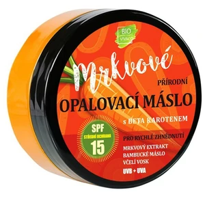 Přírodní opalovací mrkvové máslo SPF 15 150 ml