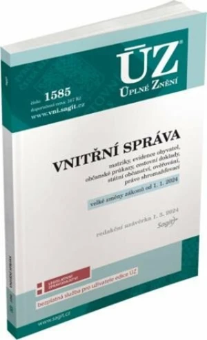 ÚZ 1585 Vnitřní správa