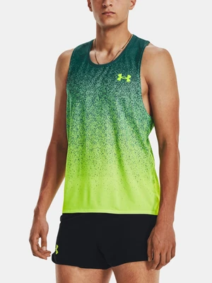 Under Armour Tílko UA RUSH CICADA SINGLET-GRN - Pánské