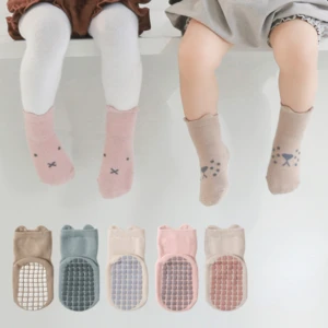 Baby Cotton Socks Shoes Non-slip Infant Walk Socks Shoes Floor Casual Toddler Anti-slip Sock Boys Girls Walker Socks