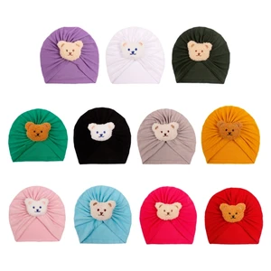 Baby Hats Newborn Baby Turban Baby Girls Hospital Hat Infant Toddler Kid Hat P31B