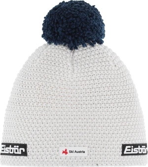 Eisbär Jamie Pompon SKA Beanie White/Dark Cobalt UNI Bonnet