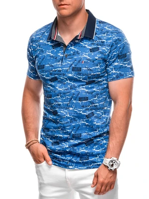 Edoti Printed Men's Polo Shirt