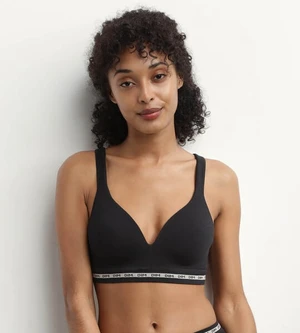 DIM ICONS PADDED SEAMLESS BRA - Dámska vystužená podprsenka - čierna