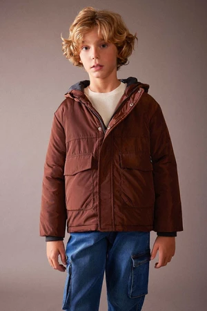 DEFACTO Boy&#39;s Water Repellent Hooded Coat