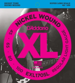 D'Addario EXL170SL Corzi pentru chitare bas