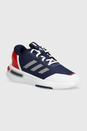 Dětské sneakers boty adidas MARVEL CAP Racer K tmavomodrá barva