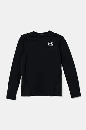 Dětské tričko s dlouhým rukávem Under Armour CG LS černá barva, 1366372