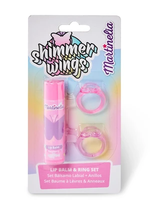 Martinelia Shimmer Wings balzám na rty s prstýnky