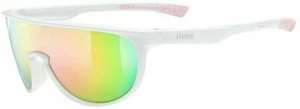 UVEX Sportstyle 515 White Mat/Mirror Pink Cyklistické brýle