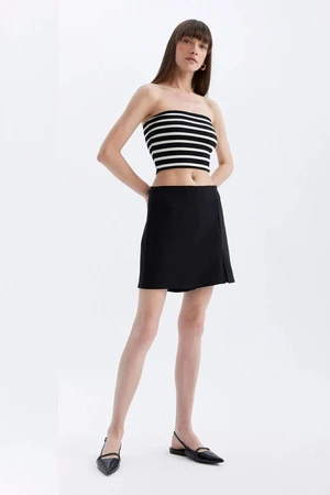 DEFACTO Normal Waist Slit Shorts Skirt