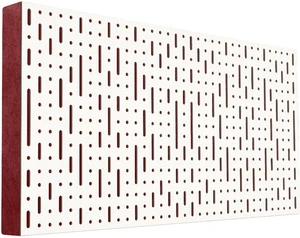 Mega Acoustic FiberPRO120 Binary Bean White/Dark Red Pannello in legno assorbente