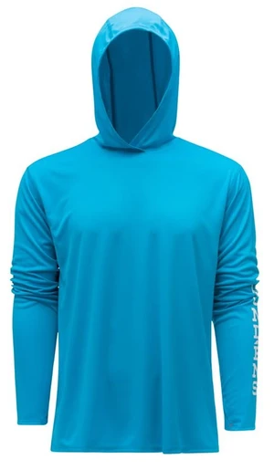 Grundéns funkčná uv mikina tough sun hoodie azure - xl