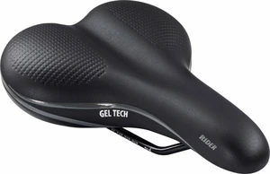 Force Rider Gel Tech Saddle Black 150 mm Stal nierdzewna Siodełko