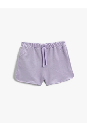 Koton Shorts - Purple - Normal Waist