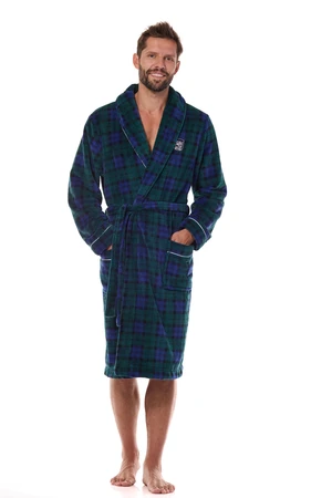 Hero Long Dark Blue Dark Blue Bathrobe