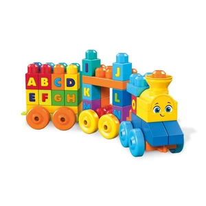 Mega Bloks hudobný vláčik s písmenkami